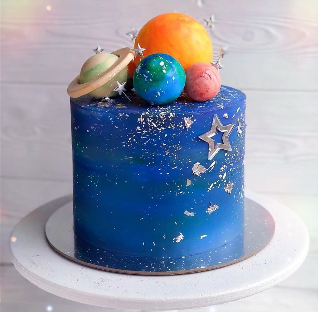 Торт "Планеты космоса"